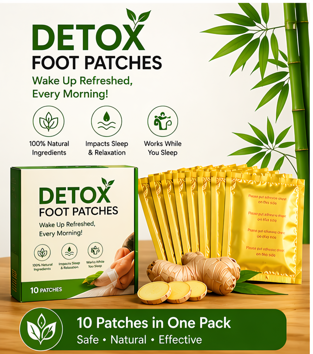 DEMARY Herbal Foot Patches – Relax, Refresh & Rejuvenate Overnight (10 Count)